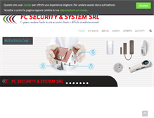 Tablet Screenshot of fcsecuritysystem.com